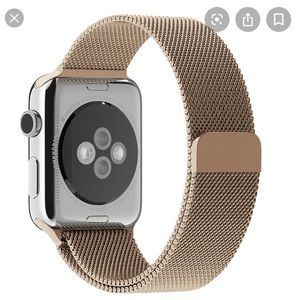 Tan magnetic apple watch band